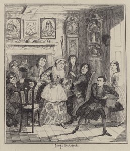 Illustrazione per Jack Sheppard da George (after) Cruikshank