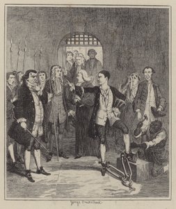 Illustrazione per Jack Sheppard (incisione) da George (after) Cruikshank