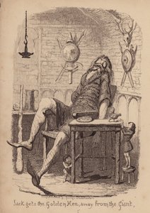 Jack e il fagiolo magico da George (after) Cruikshank