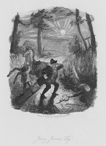 La parrucca di Jerry Jarvis (incisione) da George (after) Cruikshank