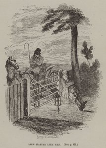 Tale padrone tale servo (incisione) da George (after) Cruikshank