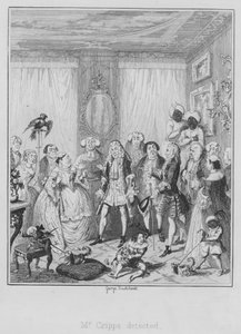 Il signor Cripps scoperto (incisione) da George (after) Cruikshank