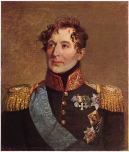Ritratto di Mikhail Miloradovitch (litografia a colori)