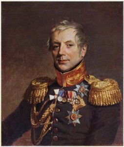 Ritratto di Pyotr Konovnitsyn (litografia a colori)
