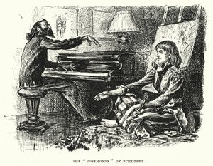 Illustrazione per Trilby di George du Maurier