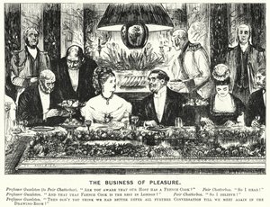 Cartone animato di Punch: Il business del piacere (incisione)