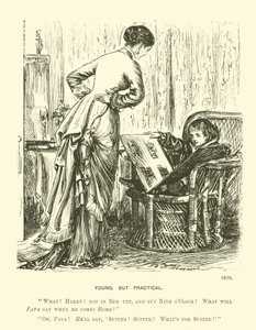 Giovane, ma pratico da George (after) Du Maurier