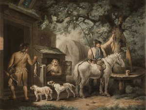 Il ritorno dello sportivo, inciso da William Ward da George (after) Morland