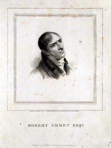 Ritratto di Robert Emmet Esq. inciso da J. Heath, pub. da G. Robinson, Londra da George (after) Petrie