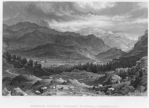 Eskdale, guardando verso Scawfell, Cumberland da George (after) Pickering