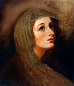 Lady Hamilton come una vestale da George (after) Romney