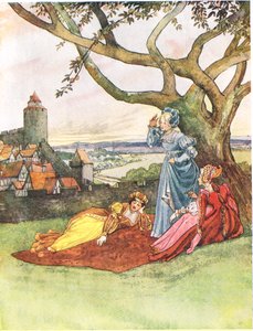 Le tre principesse, illustrazione da 