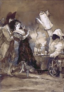 Cafe con leche caliente (dopo Goya)