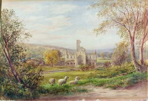 Abbazia di Kirkstall, Leeds da George Alexander