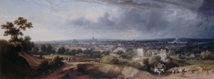 Parigi vista dalle alture di Montmartre da George Arnald