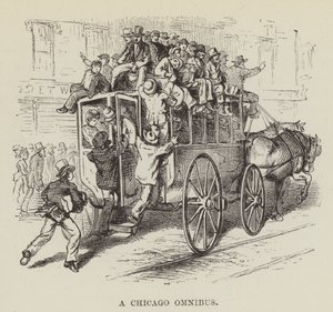 Un omnibus di Chicago da George Augustus Sala