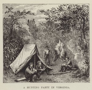 Una battuta di caccia in Virginia da George Augustus Sala