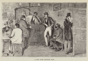 Un bar di New York da George Augustus Sala