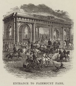 Ingresso al Fairmount Park da George Augustus Sala