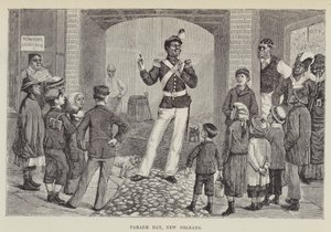 Giorno della parata, New Orleans da George Augustus Sala