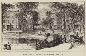 Washington Square e Fifth Avenue da George Augustus Sala