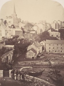 Parte della città e del porto di Tenby da George B. Stokes