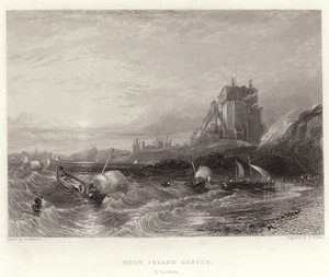 Castello di Holy Island, St Cuthberts da George Balmer