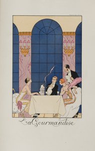 Falbalas et fanfreluches: La Gourmandise da George Barbier