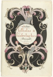 La rivista di moda come tentatrice da George Barbier