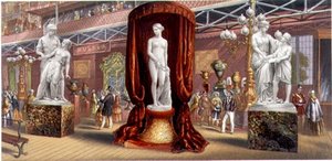 Sculture - Vista interna della Grande Esposizione