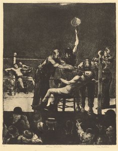 Tra i round, grande, prima pietra da George Bellows