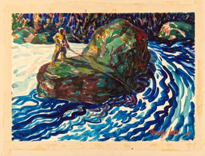 Pesca con la guida da George Benjamin Luks