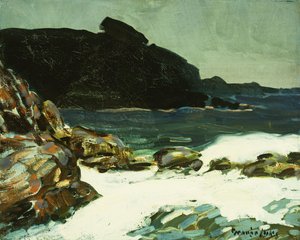 La Scogliera, Cape Elizabeth, Maine da George Benjamin Luks