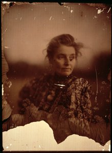 Fotografia di ritratto di Beatrice Webb (1858-1943) da George Bernard Shaw