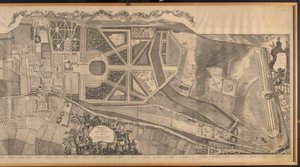 Un Sondaggio Topografico della Parrocchia di Kensington con Piani ed Elevazioni del Palazzo Reale e dei Giardini, Hyde Park e Knightsbridge da George Bickham
