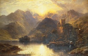 Un lago delle Highlands da George Blackie Sticks