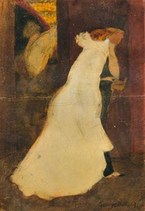 Uscita dal teatro, 1898 da George Bottini