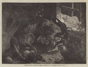 Alla ricerca di una cena di Natale da George Bouverie Goddard
