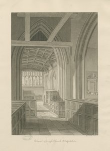 Interno della Chiesa di Leigh da George Buckler