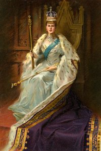 Mary di Teck, regina consorte di Giorgio V del Regno Unito, 1911