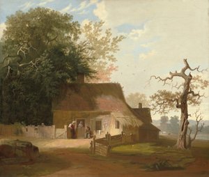 Scenografia del cottage da George Caleb Bingham