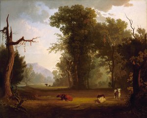 Paesaggio con bestiame da George Caleb Bingham