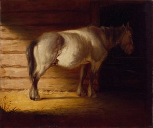 Vecchio cavallo da campo, del 1856 (olio su tela) da George Caleb Bingham