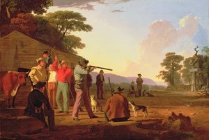 Tiro al manzo da George Caleb Bingham