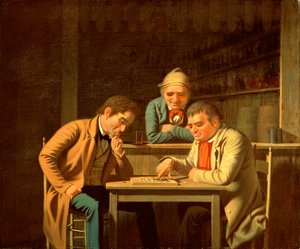 I giocatori di dama, 1850 da George Caleb Bingham