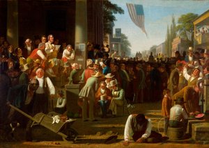 Il verdetto del popolo da George Caleb Bingham