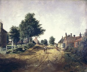 Villaggio di Hollym, Holderness, c.1885 da George Cammidge
