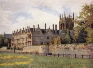 Oxford: Merton College dai campi