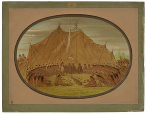 Festa del cane - Sioux da George Catlin