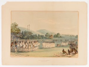 Danza del gioco della palla--no.22 da George Catlin